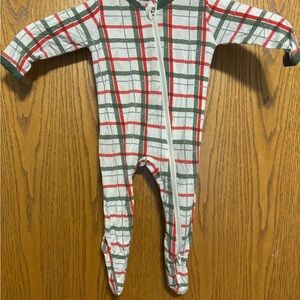 Plaid Kids One Piece Pajama